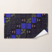 Le 4 juillet Patchwork Motif - le 4 juillet (Serviette à main)