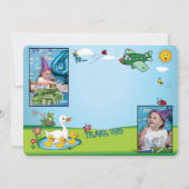 LE 4E CARTE DE REMERCIEMENTS DE L'ANNIVERSAIRE DE  (Dos)