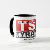 Le 4ème amendement interdit la tasse de tyrannie (Devant gauche)