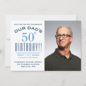 Le 50e anniversaire de NOTRE PÈRE - Invitation de  (Devant)