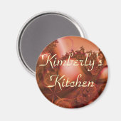 Le aimant de cuisine de Kimberly (Recto/Verso)