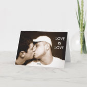 Le "amour est carte de voeux d'amour" (Dos)