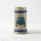 Le ~ ANTIQUE de tasse de bière du BLEU CHEVY (Centre)