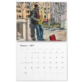 Le "art réunit le calendrier mural 2018 de (Feb 2027)