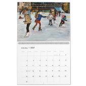 Le "art réunit le calendrier mural 2018 de (Jan 2027)