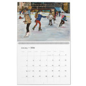 Le "art réunit le calendrier mural 2018 de (Jan 2026)