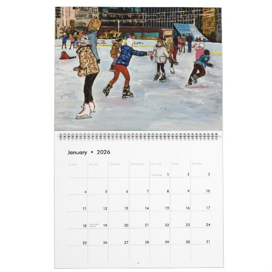 Le "art réunit le calendrier mural 2018 de (Jan 2026)