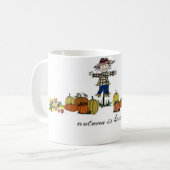 Le "automne est ici" tasse (Devant gauche)