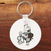 "Le avventure di pene e vagina" Sleutelhanger (Voorkant)