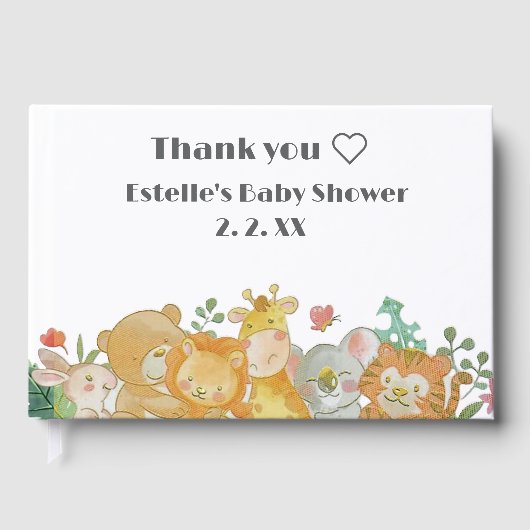 Le Baby shower des animaux des bois (Recto)
