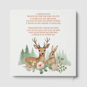 Le Baby shower des animaux des bois (Verso)