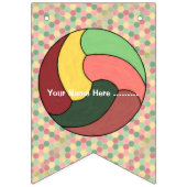 Le BABY SHOWER Nursery ajouter le nom aux drapeaux (Deuxième drapeau)