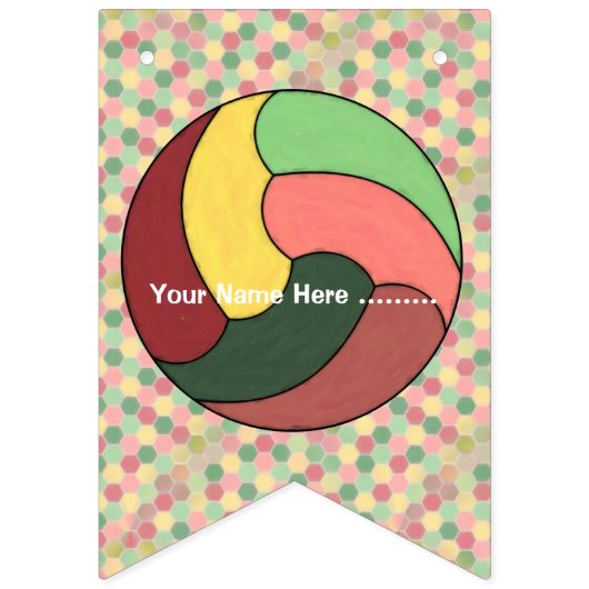 Le BABY SHOWER Nursery ajouter le nom aux drapeaux (Deuxième drapeau)