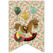 Le BABY SHOWER Nursery ajouter le nom aux drapeaux (Premier drapeau)