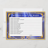 Le Baby shower Royal veut la carte bébé (Devant)