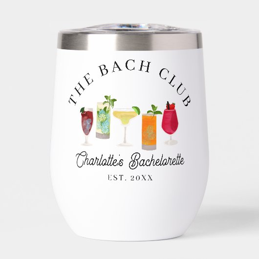 Le Bach Club Bachelorette Cocktails Fête Boissons (Avant)