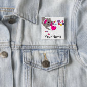 Le badge nominatif pédiatrique d'infirmière (En situation)