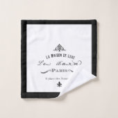 Le Bain Black Boarder (Gant de toilette)