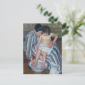 Le bain de l'enfant | Carte postale Mary Cassatt (Debout devant)