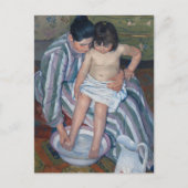Le bain de l'enfant | Carte postale Mary Cassatt (Devant)