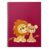 Le baiser : Carnet mignon de couples de lion de (Devant)