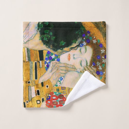 Le Baiser de Gustav Klimt (Gant de toilette)