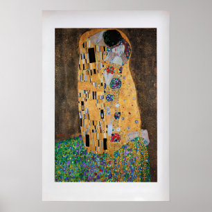 Le Baiser de Gustav Klimt Impression d'art vintag