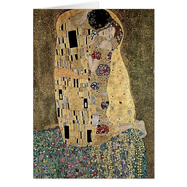 Le baiser de Gustav Klimt (vers 1908) (Devant)