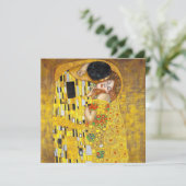 le baiser - Gustav Klimt - Carte de voeux plat (Debout devant)