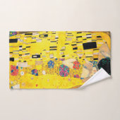 Le baiser par Gustav Klimt (Serviette à main)