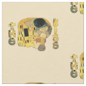 Le baiser par le tissu de Klimt (Fermer)