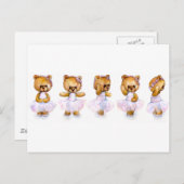 Le ballet fait un pas carte postale (Devant / Derrière)