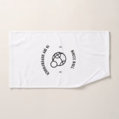 Le ballon de bascule est ma superpuissance (Serviette à main)