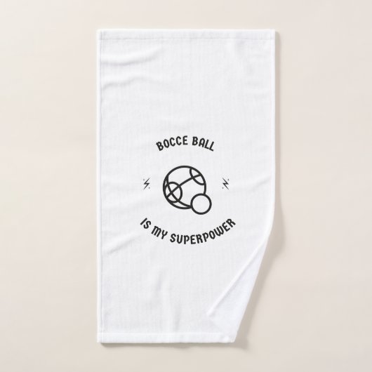 Le ballon de bascule est ma superpuissance (Serviette à main)