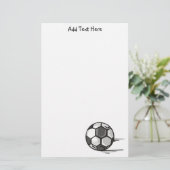 Le ballon de football folâtre la papeterie (Debout devant)