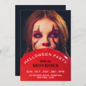 Le ballon du diable, Invitation de la fête d'Hallo (Devant / Derrière)