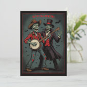 Le banjo de la carte postale vide sans cesse (Debout devant)