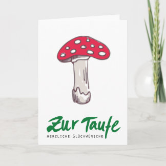 Le baptême : Carte de voeux