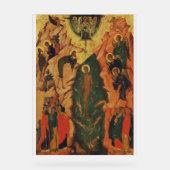 Le baptême de Jésus-Christ icône byzantine (Recto)