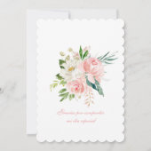 Le Baptême et Premier Anniversaire invitation de n (Dos)