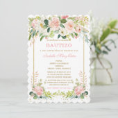 Le Baptême et Premier Anniversaire invitation de n (Debout devant)