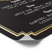 Le Bar Années Art Déco Signer Réception De Mariage (Coin)