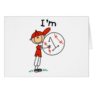 Le base-ball du garçon j'ai 1 ans