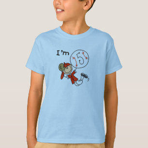 Le base-ball du garçon je suis 5 T-shirts et