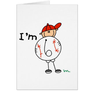 Le base-ball du garçon je suis 6 T-shirts et
