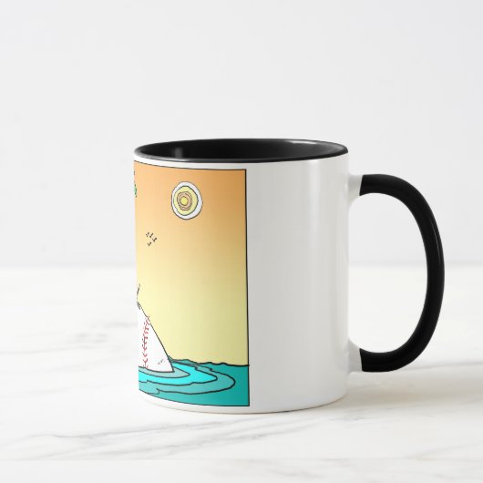 Le base-ball est tasse de café de la vie (Droite)