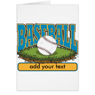 Le base-ball fait sur commande ajoutent le texte