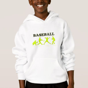 Le base-ball silhouette le sweat - shirt à capuch