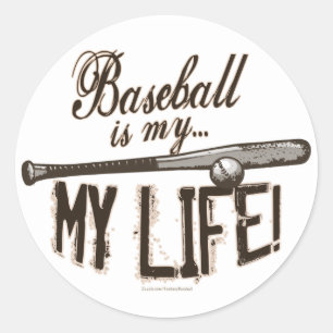 Le Baseball Est Ma Vie ! Autocollant