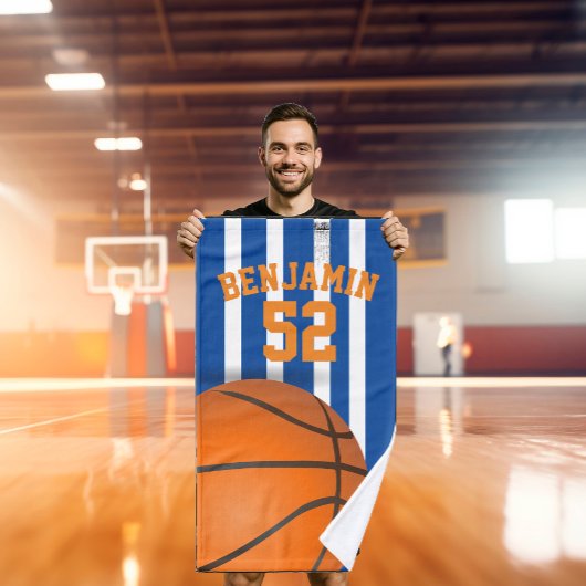 le basket-ball folâtre la serviette, serviette de